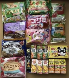 アミューズメント景品　お菓子、パック飲料まとめ売り