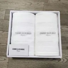 COMME CA DU MODE タオルセット 2枚 ホワイトのサムネイル