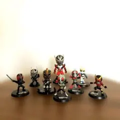 仮面ライダー デフォルメフィギュア 8体セット