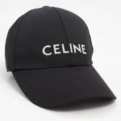 CELINE セリーヌ 2AUA1242N ロゴ キャップ L ブラックのサムネイル