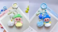 labubuラブブキーホルダー 2点セット
