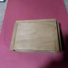 昭和レトロ・木製エサ箱