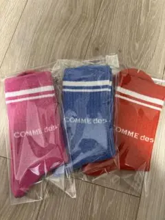 新品未使用コムデギャルソン　ソックス3足セット