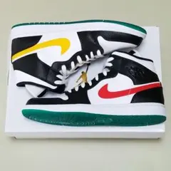 AJ1 ALTERNATE SWOOSHES RED YELLOW