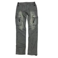 5351pour LES HOMMES border zip pants Y2Kのサムネイル