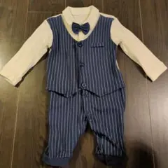 ベビー用 フォーマル ロンパース 蝶ネクタイ付き