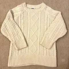 BREEZE ケーブルニットセーター サイズ110