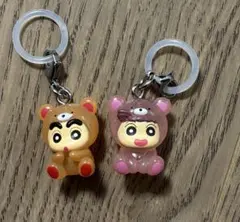 クレヨンしんちゃん めじるしアクセサリー みんなでくまパジャマ