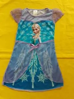 (キッズ)エルサ 半袖ワンピース 100cm　(Sサイズ)