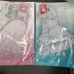 五等分の花嫁　一番くじ　ビッグアクリルスタンド　H賞　F賞　五つ子より愛をこめて