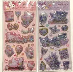 【国内正規品】 サンリオ　シャカシャカシール　クロミ　キティ