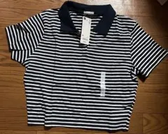 GU スキッパーポロ　半袖　ボーダー　新品未開封　ジーユー