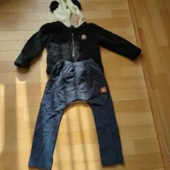 SANTOWA パンダフード付きパジャマ 110上下セット