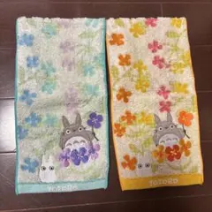 トトロ キャラクタータオル ポケット付き 2枚セット