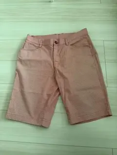 adidas 赤 チェック メンズパンツ L/G