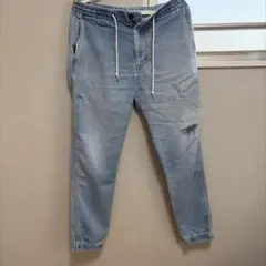 BEAMS HEART デニム ジョガーパンツ M