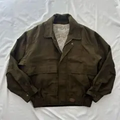 90’s vintage 裏ボアブルゾン カーキ 短丈 アメカジ カジュアル