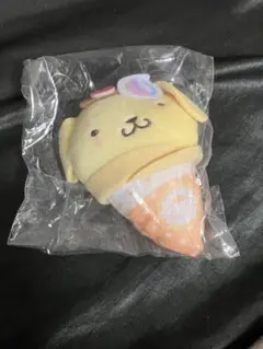 サンリオ　ガチャ　クレープおくるみマスコット　ポムポムプリン