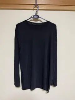 【速乾防シワ】オーバーサイズアウトシームカットソー【WCJ-PP-122BLK】