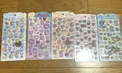 うるちゅるポップシール　クラックス正規品　5点セット