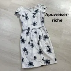 美品　アプワイザーリッシェ　ワンピース　花柄ワンピース　フォーマル　Ｍ