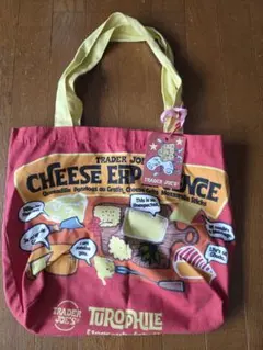 Trader Joe's エコバッグ トートバッグ　チーズ　トレイダージョーズのサムネイル