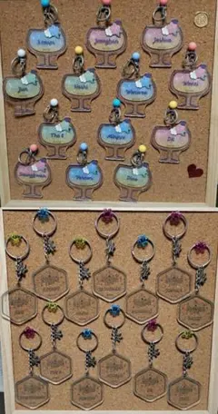 SEVENTEEN cafe アクリルキーホルダー 13種セット×2 まとめ