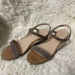 Viola & Emma 本革3本ストラップジュートサンダル　日本製　美品のサムネイル