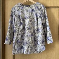 IENA 花柄七分袖ブラウス