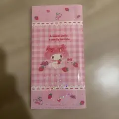 マイメロ チケットホルダー ホログラム ラメ マイメロディ サンリオいちごピンクのサムネイル