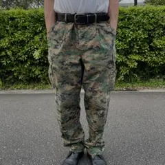 米軍 迷彩 カーゴパンツ M-R ブルー デジカモ ミリタリー フィールド