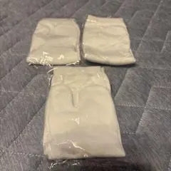 ホワイト 足袋風ソックス 3足セット