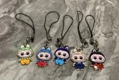 ラブブ　キーホルダー　ストラップ　5個セット