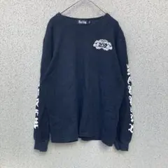 2291【feeling】S♡長袖Tシャツ カットソー オーバーサイズ プリント