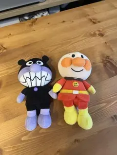 アンパンマン バイキンマン ぬいぐるみ セット 約20cm