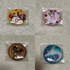 ジブリ　刺繍缶バッジ　千と千尋の神隠し