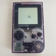 ＜動作確認済＞ゲームボーイポケットGAME BOY Pocket クリアパープル