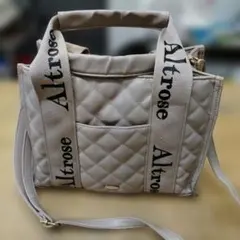 Altrose キルティングショルダーバッグ ベージュ