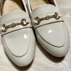 ロペピクニック×HARUTA アイボリーローファー 24.5cm ＊美品＊