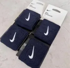 新品 Nike ネイビー リストバンド 4個セットのサムネイル