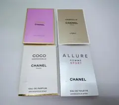 CHANEL シャネル 香水 サンプル品 4点 ココマドモアゼル他