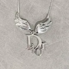 Christian Dior クリスチャンディオール ネックレス シルバー 羽