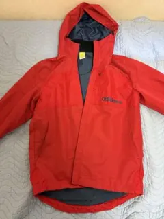 adidas フード付きレッドマウンテンパーカー Lサイズ