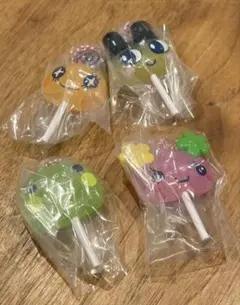 たまごっち　カラフルキャンディチャーム　4種セット　ガチャガチャ　カプセルトイ