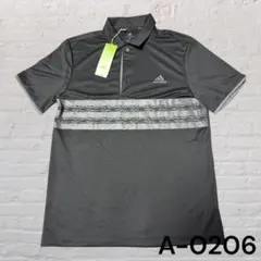 【新品　未使用】adidas アディダス　半袖　ポロシャツ ブラック　M ゴルフ