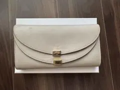 Chloe クロエ 長財布 ラムスキン グレー 収納豊富のサムネイル