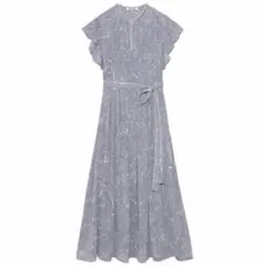 こまち様専用　SNIDEL マーブルフラワー柄ワンピース