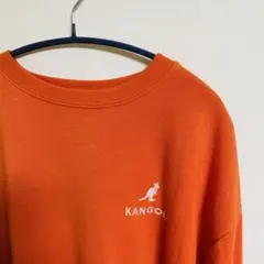 KANGOL オレンジ トレーナー