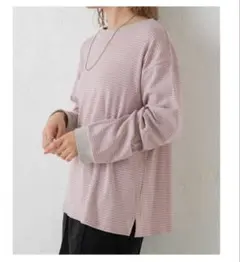 値下げ！kastane✳︎リンガーボーダーBIGロンTのサムネイル