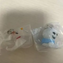犬とスケルトンのキーホルダーセット